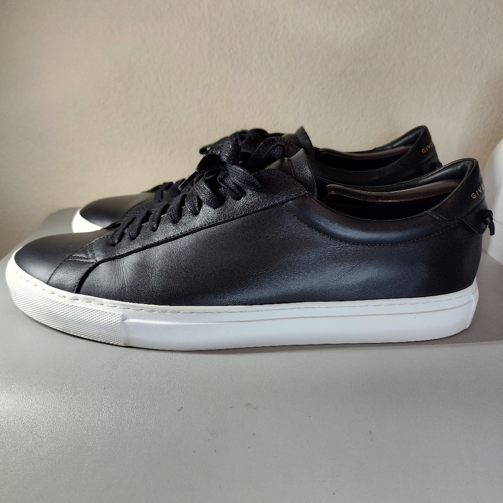 Givenchy Leather Urban Street Low Sneakers Black Sz 11 Eu 44